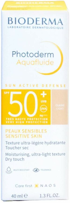 Bioderma Photoderm Aquafluid Creme Spf 50+ Hell 40 ml