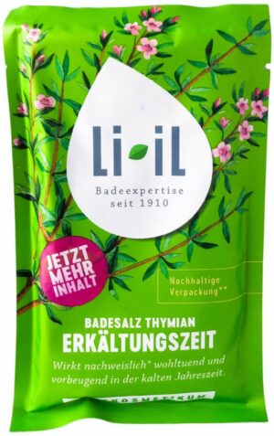 LI-IL Badesalz Thymian Erkältungszeit