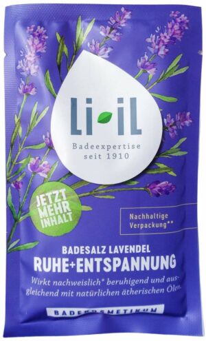 Li-Il Badesalz Lavendel Ruhe + Entspannung 80 G