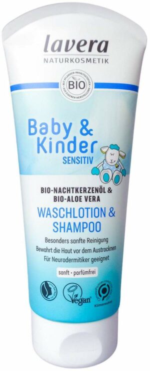 Lavera Baby & Kinder sensitiv Waschlotion & Shampoo 200 ml