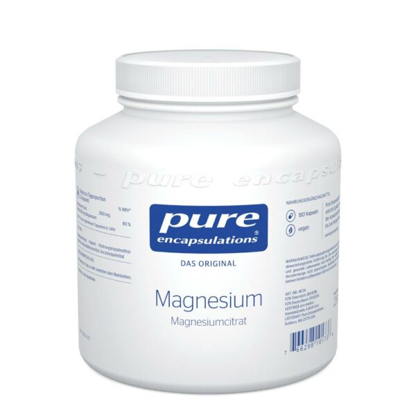 PURE ENCAPSULATIONS Magnesium Magnesiumcitrat