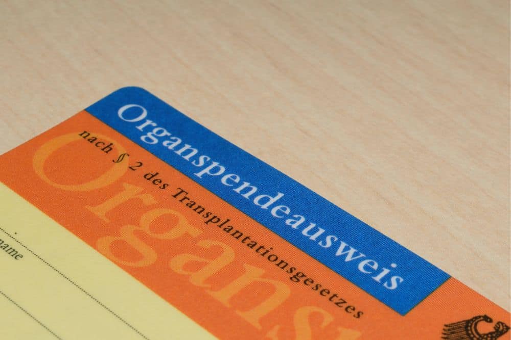 Organspendeausweis