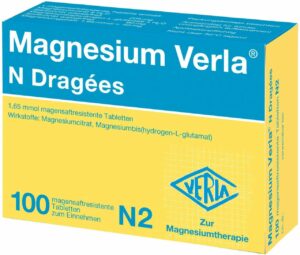 Magnesium Verla N 100 Dragees
