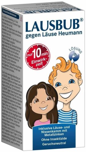 Lausbub gegen Läuse Heumann 100 ml Lösung