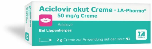 Aciclovir akut 1A Pharma 2 g Creme