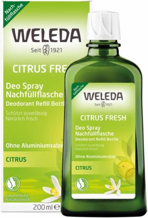 Weleda Citrus Fresh Deo Spray Nachfüllflasche 200 ml