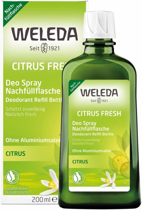 Weleda Citrus Fresh Deo Spray Nachfüllflasche 200 ml