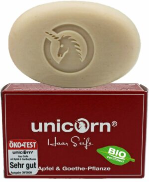 unicorn® Apfel-Haarseife mit Goethepflanzen-Extrakt 100 g