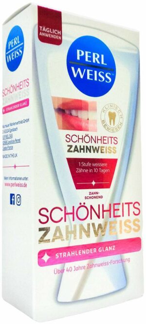 Perlweiss Schönheits Zahnweiß 50 ml Zahnpasta
