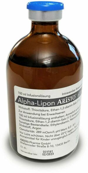 Alpha Lipon Aristo 600 mg 5 X 100 ml Infusionslösung