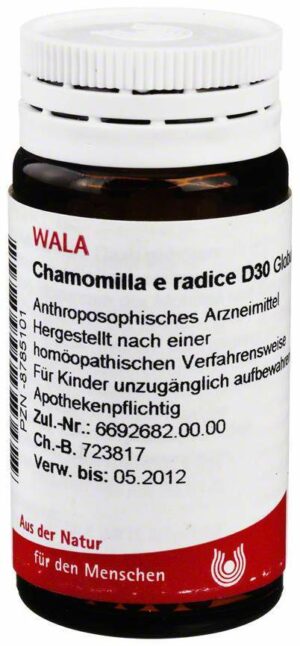 Chamomilla E Radix D 30 Globuli