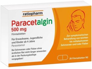 Paracetalgin 500 mg 20 Filmtabletten