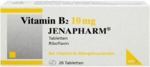 Vitamin B 2 10 mg Jenapharm 20 Tabletten