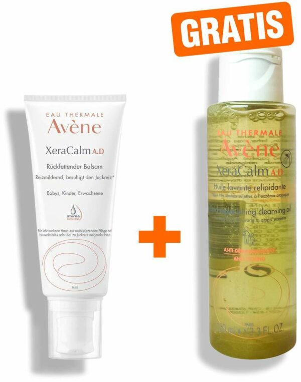 Avene Xeracalm A.D. Balsam 200 ml Balsam + gratis XeraCalm Reinigungsöl 100 ml