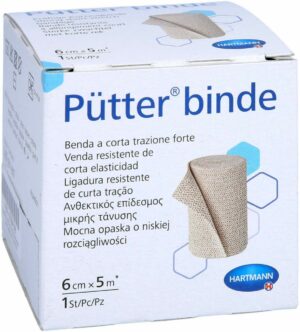 Pütter Binde 6 cm X 5 M 1 Stück