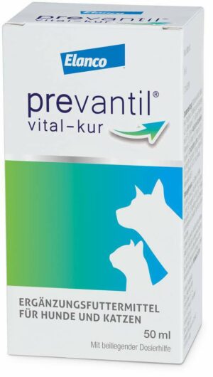 Prevantil Vital-Kur Suspension für Hunde und Katzen 50 ml