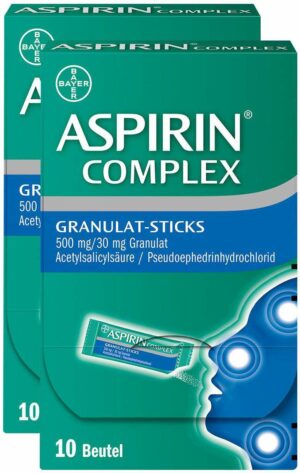 Aspirin Complex 2 x 10 Granulat Sticks