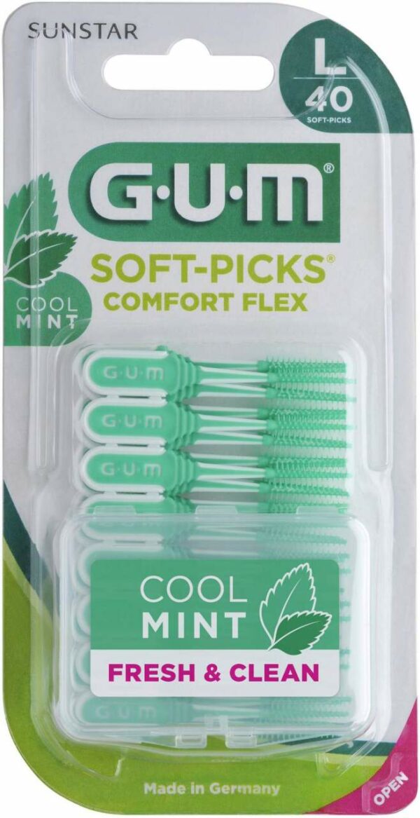 GUM Soft-Picks Comfort Flex mint large 40 Stück