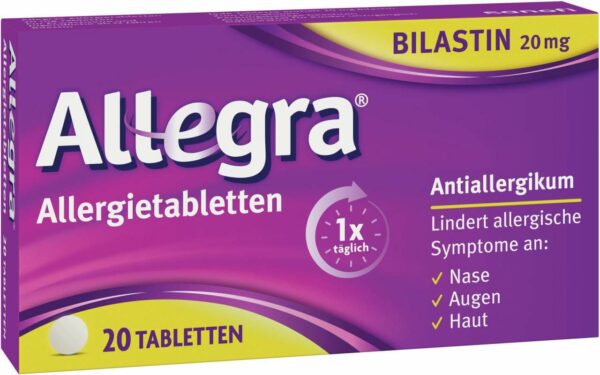 Allegra Allergietabletten 20 mg 20 Tabletten