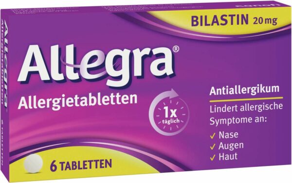 Allegra Allergietabletten 20 mg 6 Tabletten