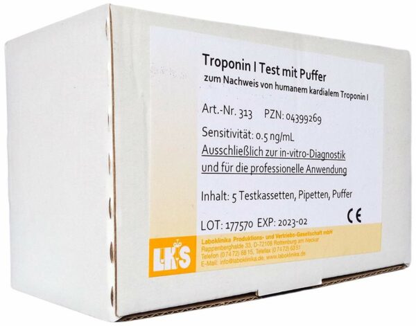 Troponin I Mit Puffer Testkassetten