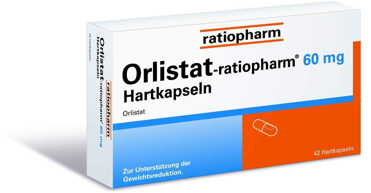 Orlistat-Ratiopharm 60mg 42 Hartkapseln