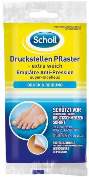 Scholl Druckstellen Pflaster Extra Weich 1 Pflaster