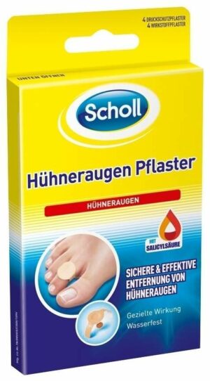 Scholl Hühneraugen Pflaster 4 Stück