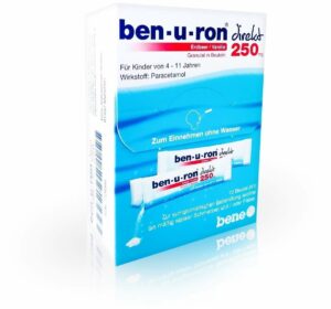 Ben-U-Ron 250 mg Direktgranulat Erdbeer-Vanille 10 Beutel