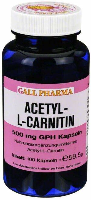 Acetyl-L-Carnitin 500 mg 100 Kapseln