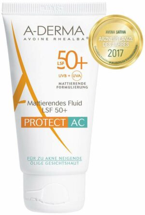 Aderma Protect Ac Mattierendes Fluid Lsf 50+