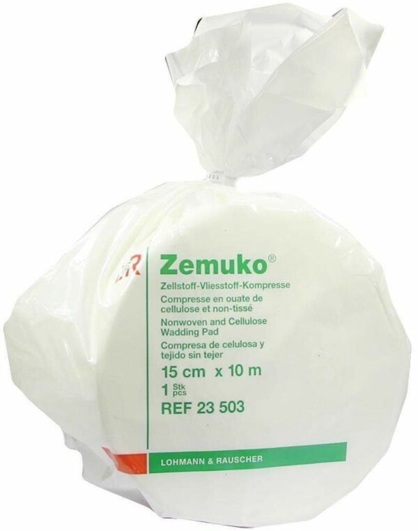 Zemuko Kompresse Gerollt 10 M X 15 cm 23503 1 Kompresse