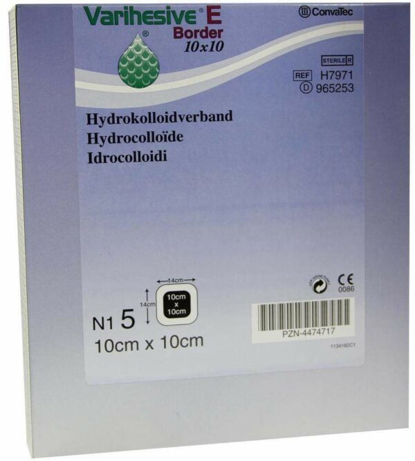 Varihesive E Border 10x10cm Hydrokolloidverband 965253