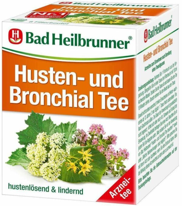 Bad Heilbrunner Tee Husten und Bronchial N 8 Filterbeutel