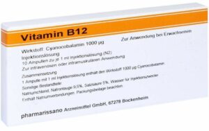 Vitamin B12 1000 µg 10 X 1 ml Ampullen