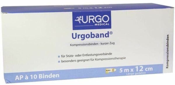 Urgoband Kurzzugbinde 12 cm X 5 M 10 Stück