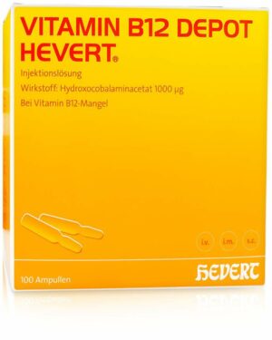 Vitamin B12 Depot Hevert 100 Ampullen