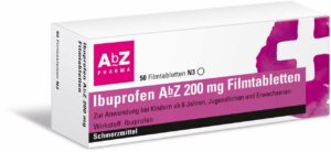 Ibuprofen AbZ 200 mg 50 Filmtabletten