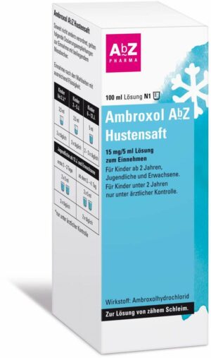 Ambroxol Abz Hustensaft 15mg Pro 5 ml 100 ml Lösung zum Einnehmen
