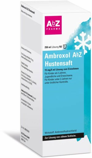 Ambroxol Abz Hustensaft 15mg Pro 5 ml 250 ml Lösung zum Einnehmen