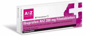 Ibuprofen Abz 200mg 20 Filmtabletten