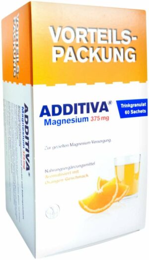 Additiva Magnesium 375 mg Sachets 60 Stück