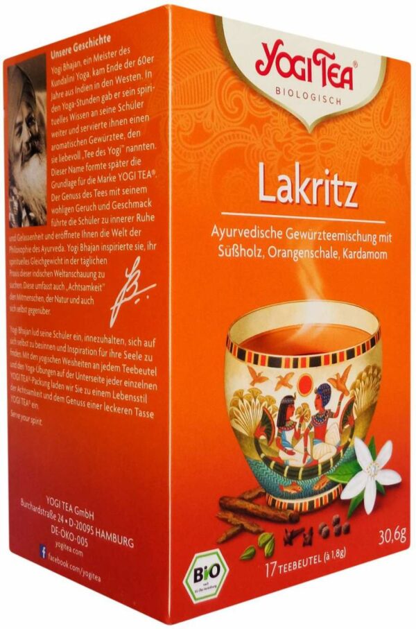 Yogi Tea Lakritz Bio 17 Filterbeutel