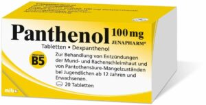 Panthenol 100 mg Jenapharm 20 Tabletten