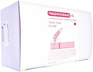 Fingerverband 2x12 cm Haut Elastisch