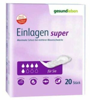 Gehe Leben 20 Einlagen Super