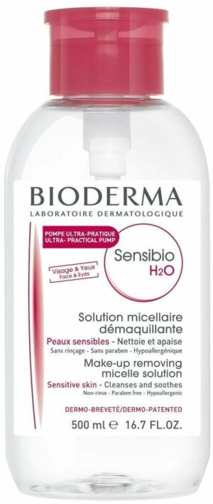 Bioderma Sensibio H2o Reinigungsotion in Pumpflasche 500ml
