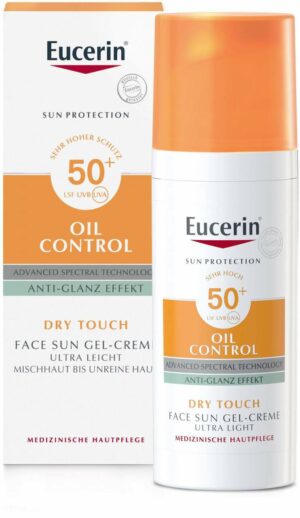 Eucerin Sun Oil Control Face LSF 50+ 50 ml Gel-Creme