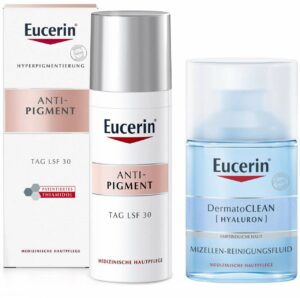 Eucerin Anti - Pigment Tagespflege LSF30 50 ml Creme + gratis Dermatoclean Mizellen Reinigung 100 ml