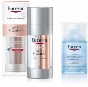 Eucerin Anti-Pigment Dual Serum 30 ml Creme + gratis Dermatoclean Mizellen Reinigung 100 ml